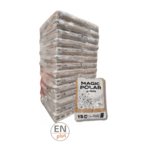 Pellets de madera MAGIC POLAR - Palé de 70 sacos de 15 kg, entrega en el norte