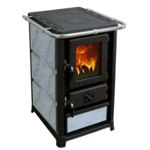 Estufa de leña con placa de cocción Olymp Plus - 11 Kw